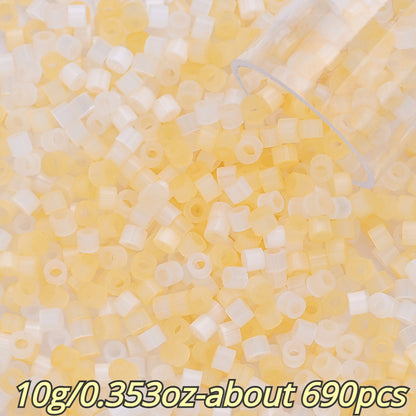 2.5mm Cat Eye Cylindrical Glass Rice Beads
