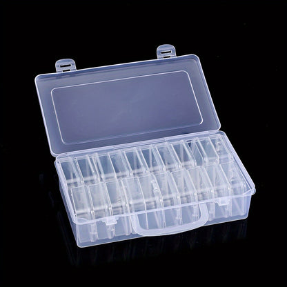 20-Grid Clear Plastic Storage Box