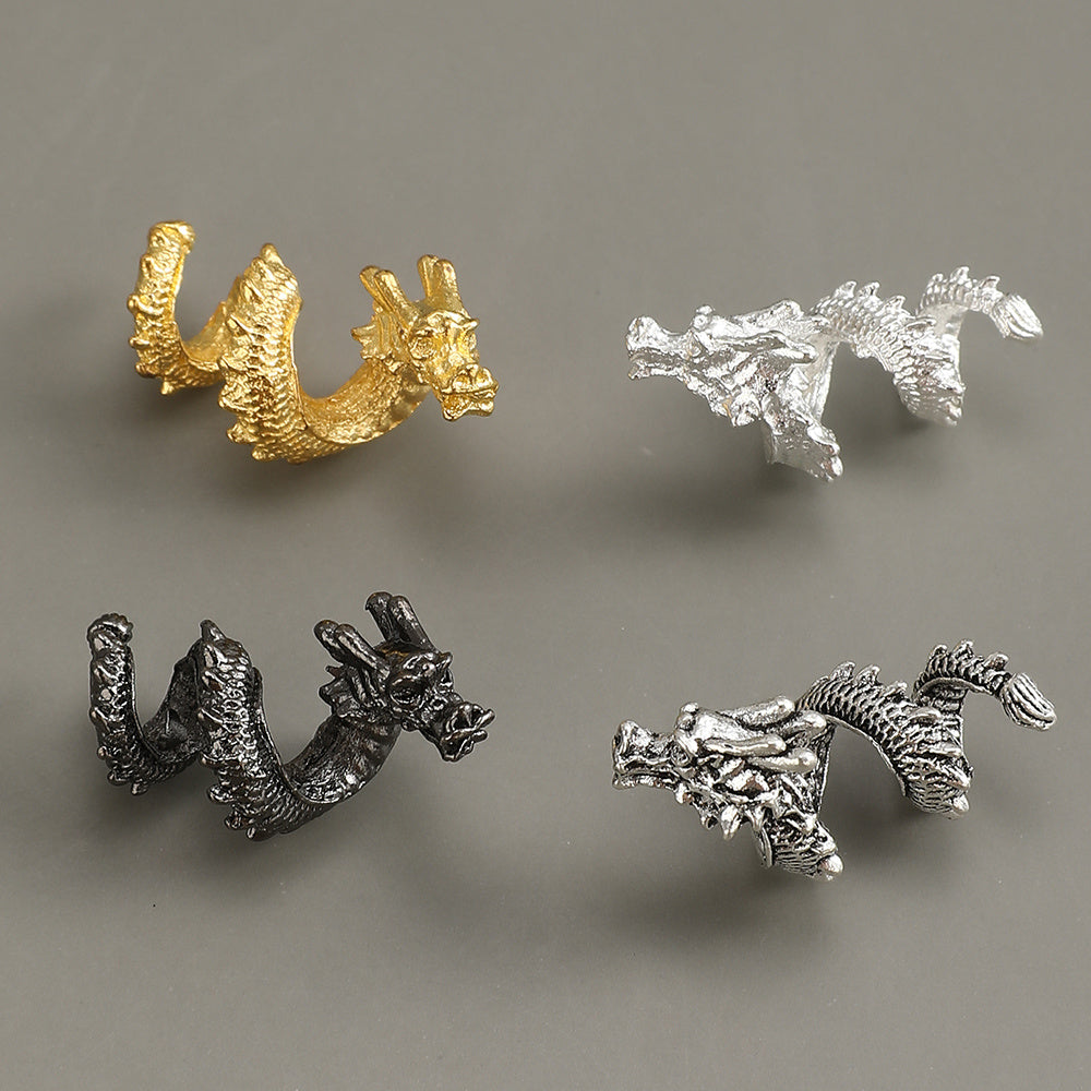 14x26mm Spiral Dragon Alloy Spacer Beads