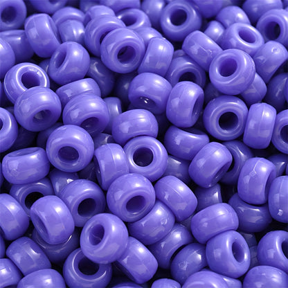 100pcs 7mm Solid Color Acrylic Beads
