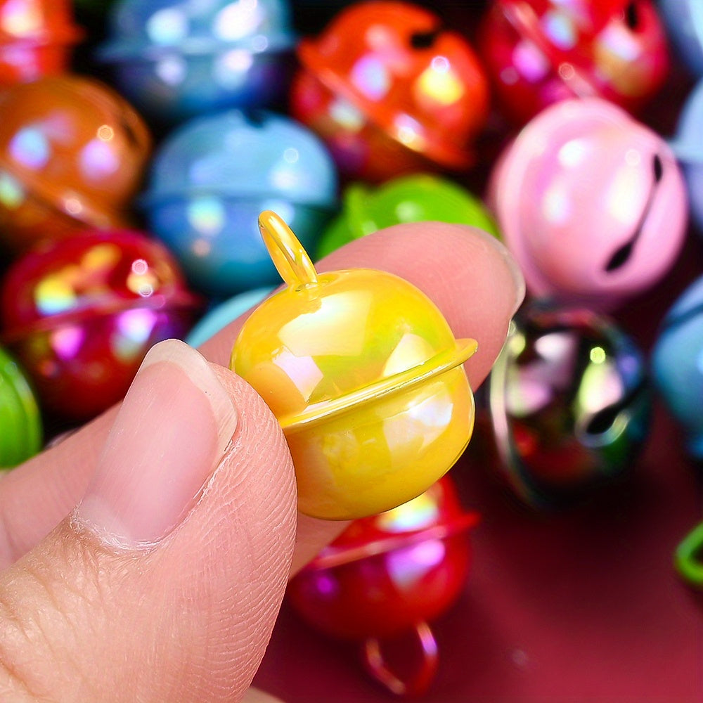 17x19mm Christmas Iron Jingle Bell Beads