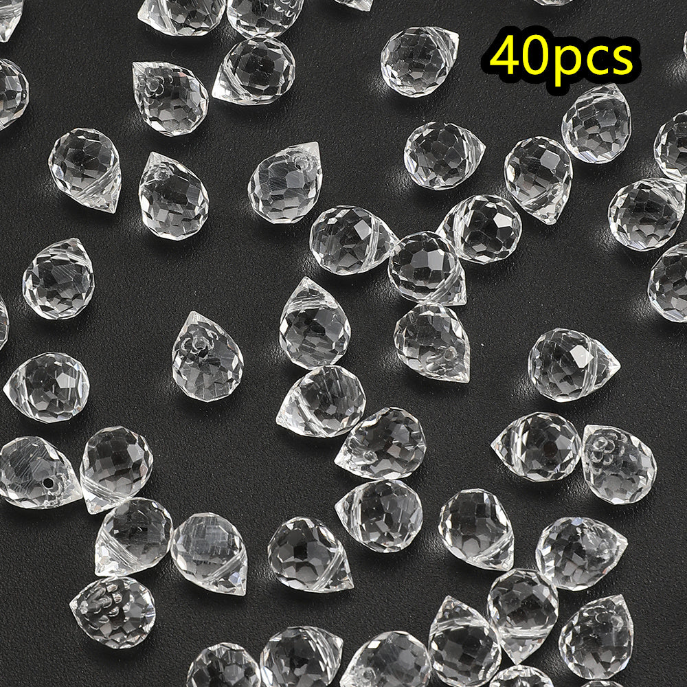 AB Color Faceted Strawberry Glass Beads
