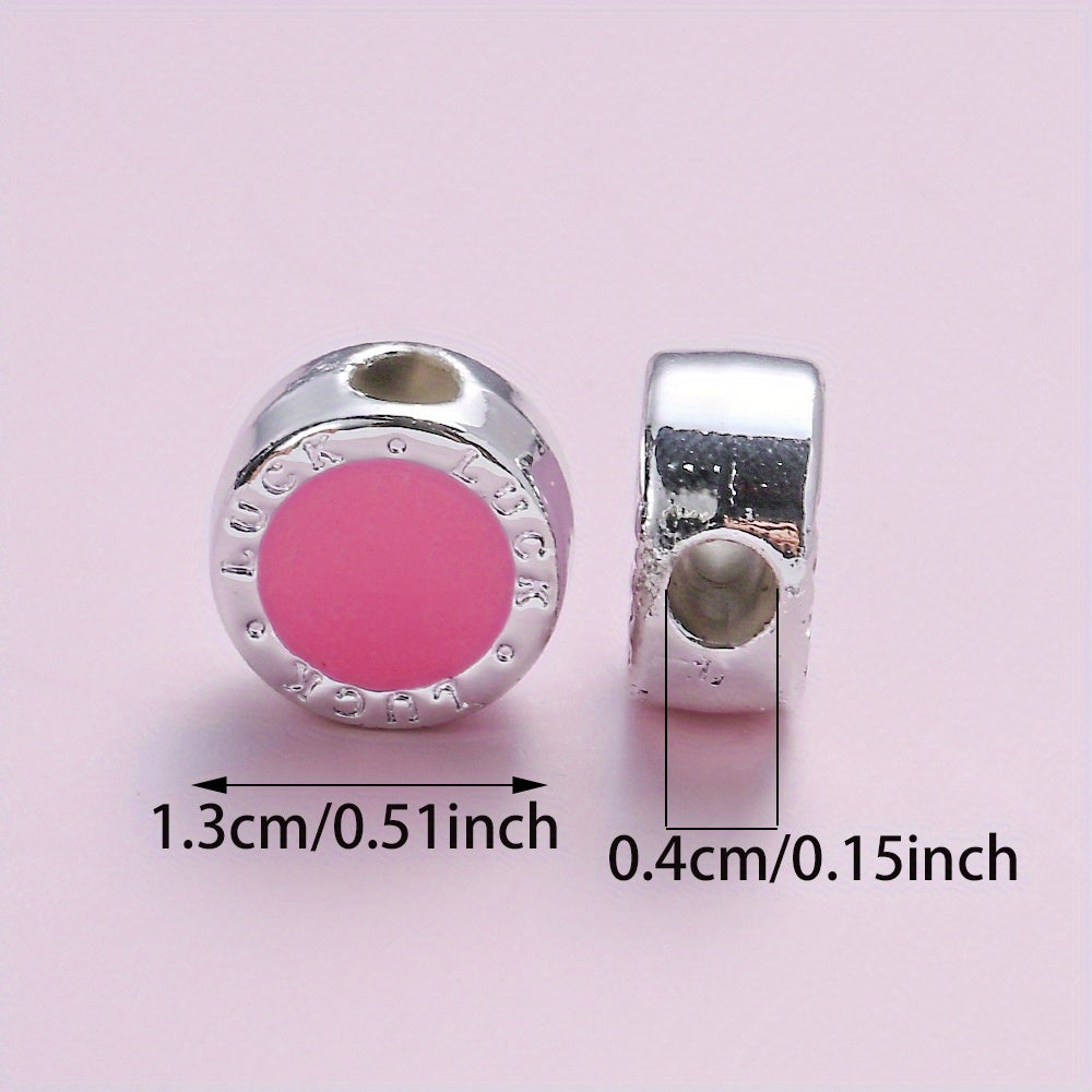 12×12.6mm CCB Flat Round Beads