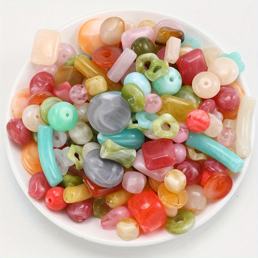 30g Vintage Acrylic Beads Set