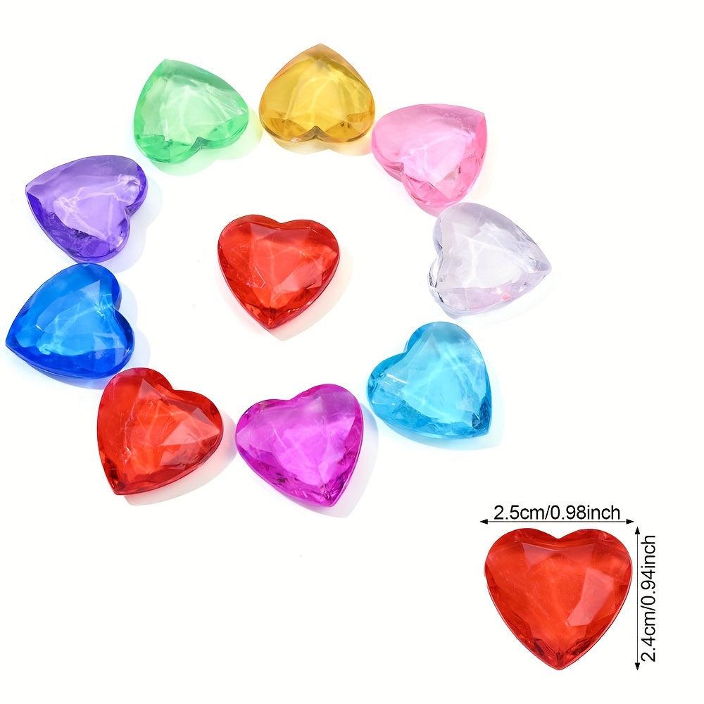 Colorful Five Petal Flower Acrylic Spacer Beads