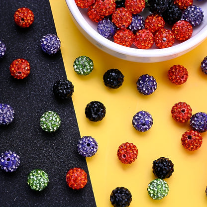 Halloween Disco Ball Acrylic Beads
