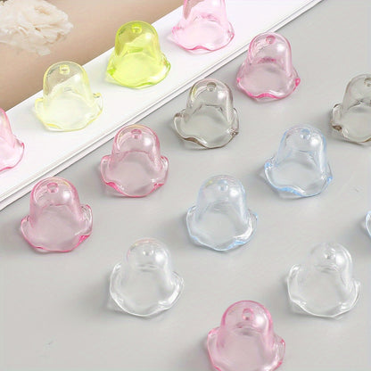 14x17mm Acrylic Lace Wind Chime Beads