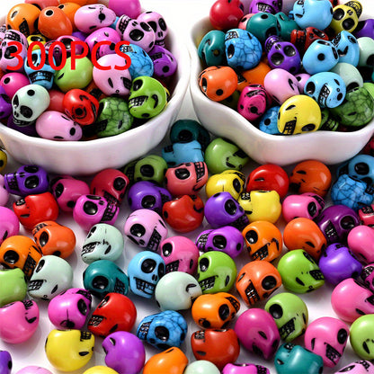 Multicolor Matte Double Layer Star Acrylic Spacer Beads