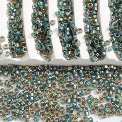 2.5mm Antique Golden Glass Rice Beads