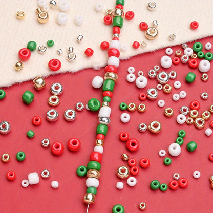 Christmas Rice Glass Beads