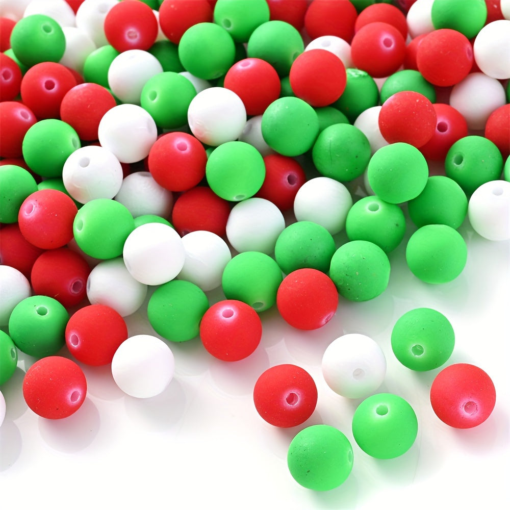 15mm Cow Polka Dot Leopard Print Silicone Spacer Beads