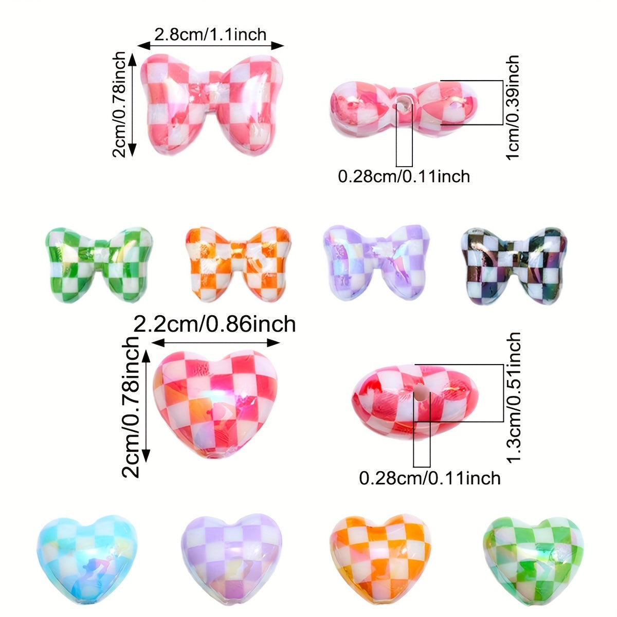 Shining Faceted Flat Wheel Acrylic Beads