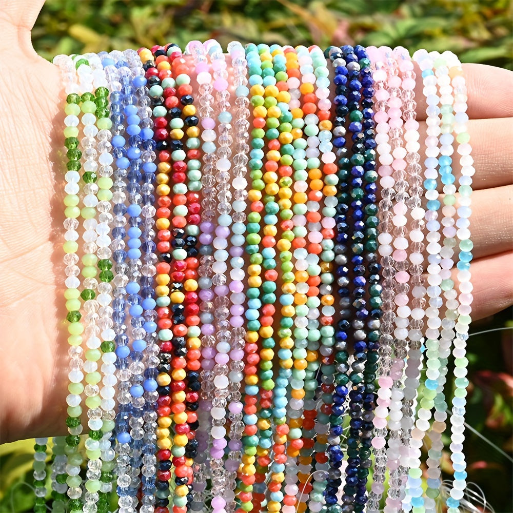 7mm Candy Color Acrylic Tube Big Hole Spacer Beads
