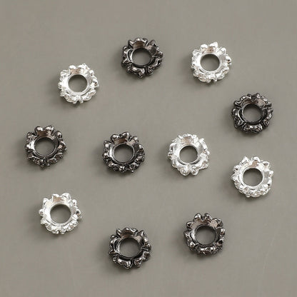 Vibrant Gradient Glass Round Spacer Beads