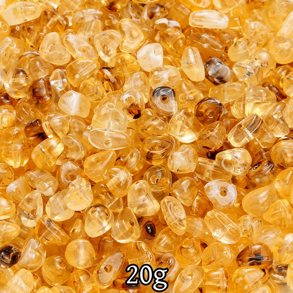 20g 4-9mm Two Tone Irregular Gradient Beads