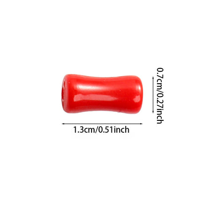 100pcs 7x13mm Christmas Acrylic Bamboo Beads