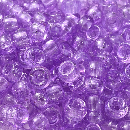 Rainbow Color Gradient Faceted Glass Beads