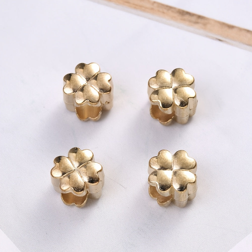 Transparent Glittering Cat Shape Frame Beads