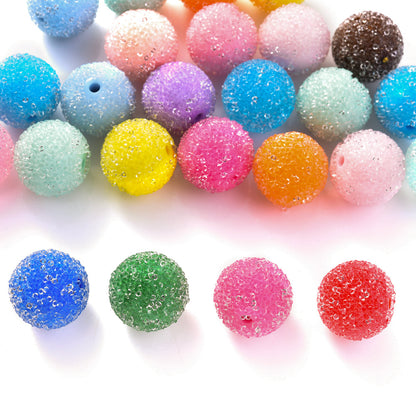 Macaroon Color Acrylic Round Spacer Beads