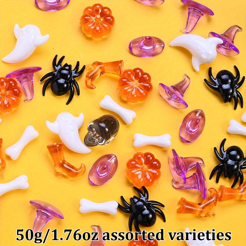 Halloween Mixed Style Resin Beads
