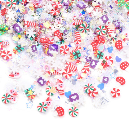 Christmas Soft Clay Beads
