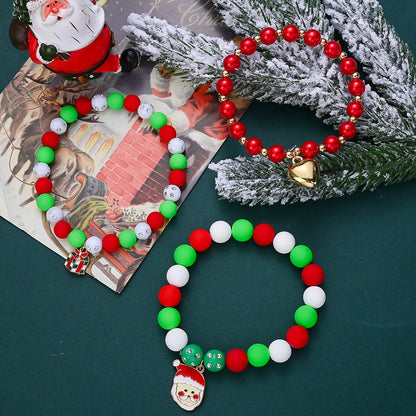 Christmas Acrylic Bracelet Beads Set