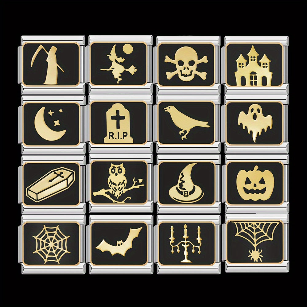 Halloween Themed Alloy Beads