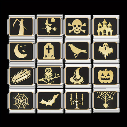 Halloween Themed Alloy Beads