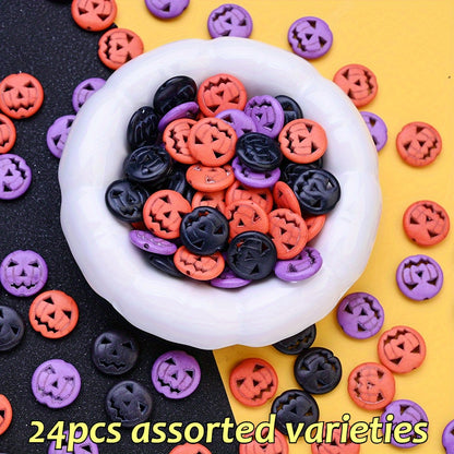 15mm Evil Pumpkin Acrylic Beads