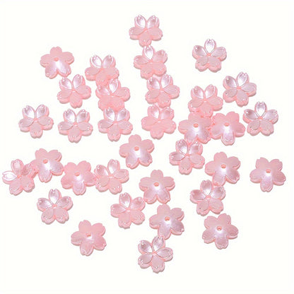 Pentagram Acrylic Round Spacer Beads