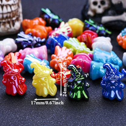 17x24mm Halloween Ghost Acrylic Beads