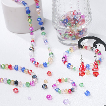 800pcs Sparkling Artificial Crystal Beads Set