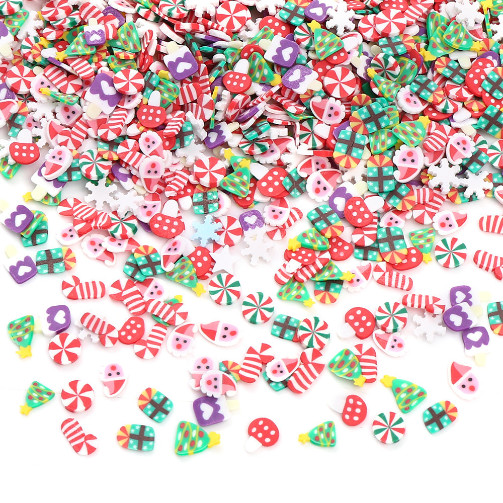 Christmas Soft Clay Beads