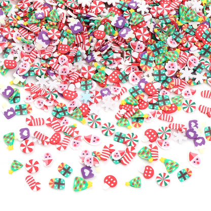 Christmas Soft Clay Beads