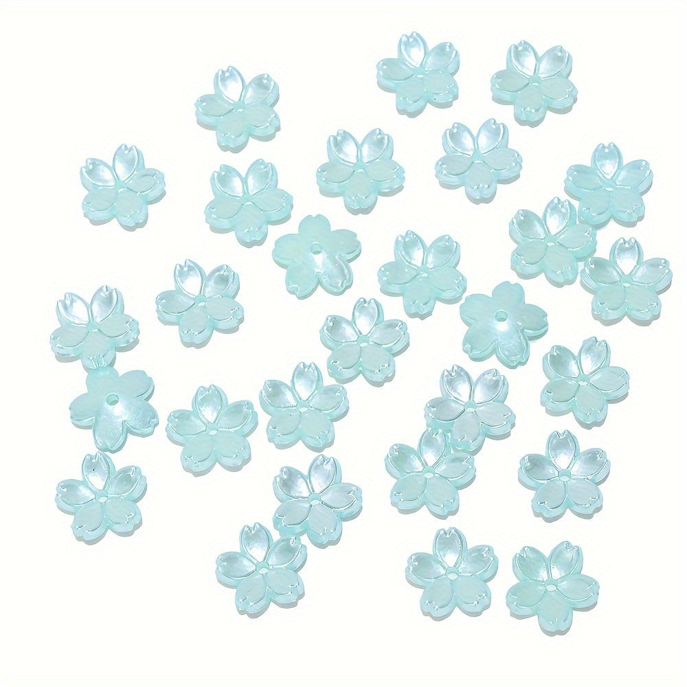 Pentagram Acrylic Round Spacer Beads