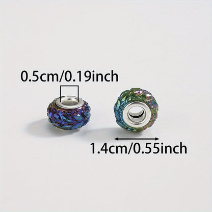 20pcs 14x8mm Resin Mixed Color Flat & Round Beads