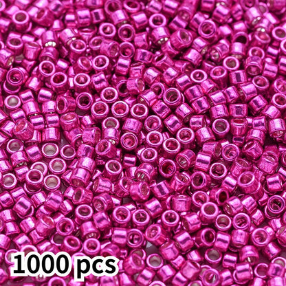 1000pcs 2mm Antique Color Glass Rice Beads