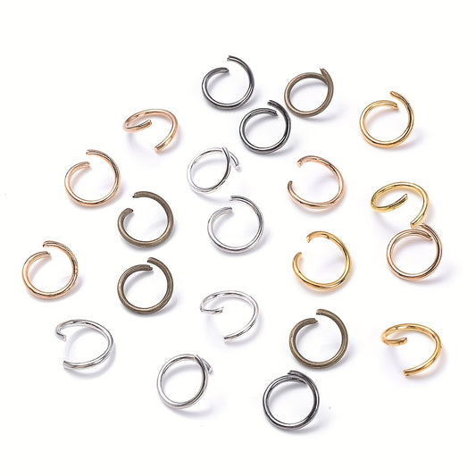 100pcs Gold Metal Open Jump Rings
