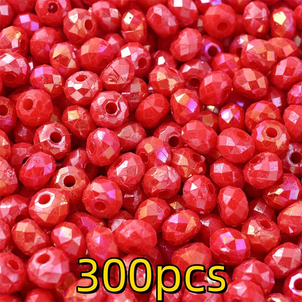 Gradient Shiny Mushroom Flatback Beads