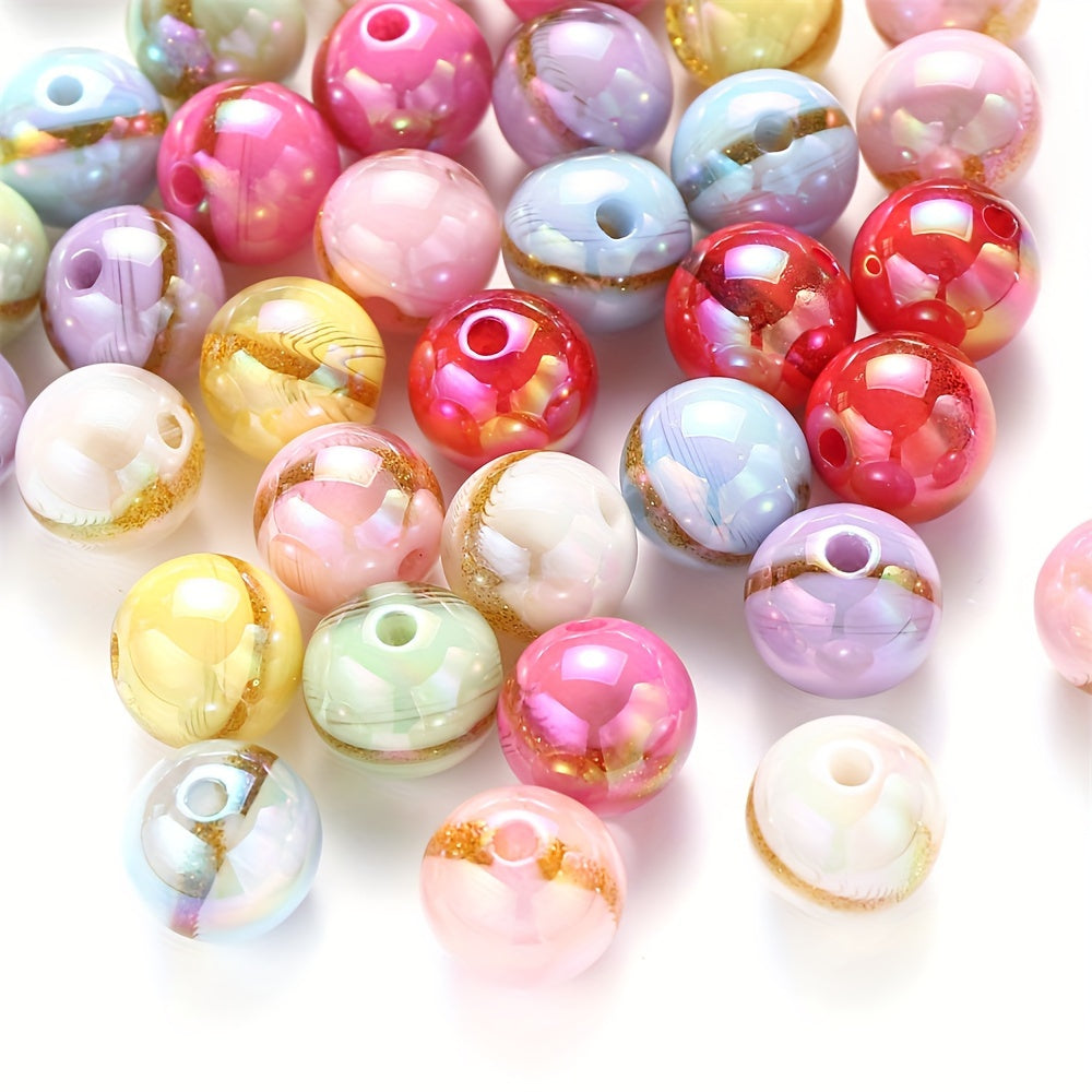Large Hole Round CCB Spacer Beads