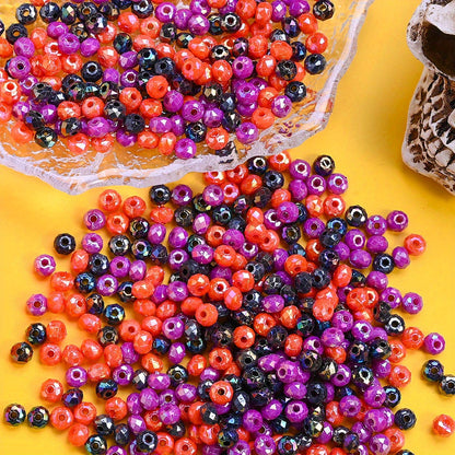 6mm Halloween Acrylic Wheel Spacer Beads