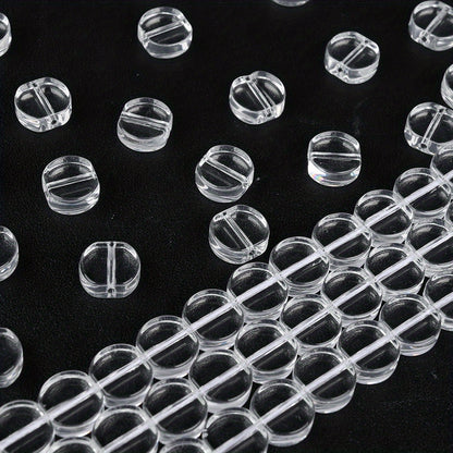 10×11mm Synthetic Crystal Faceted Glass Beads
