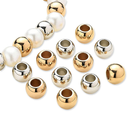 Large Hole CCB Spacer Beads