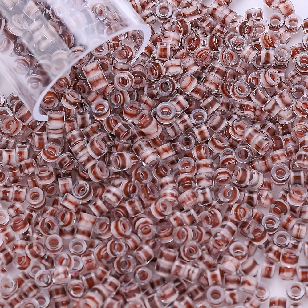 2.5mm Transparent Glass Rice Beads
