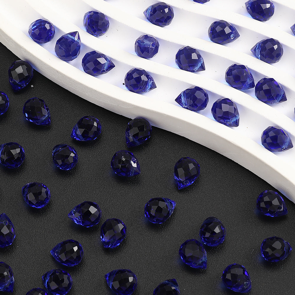 8x10mm Strawberry Water Drop Glass Beads