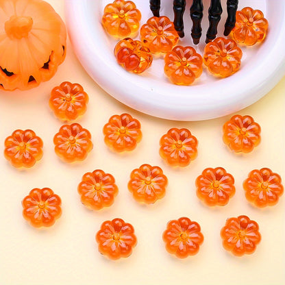 23×23mm Halloween Pumpkin Resin Beads