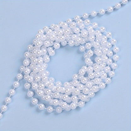 Ivory White Imitation Pearl Round Beads