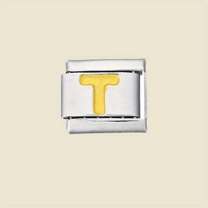 1pc 9x10mm A-Z Letter Link Module Bead