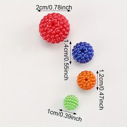 20/50pcs Multicolor Acrylic Bayberry Beads
