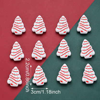 Christmas Tree Silicone Focal Beads